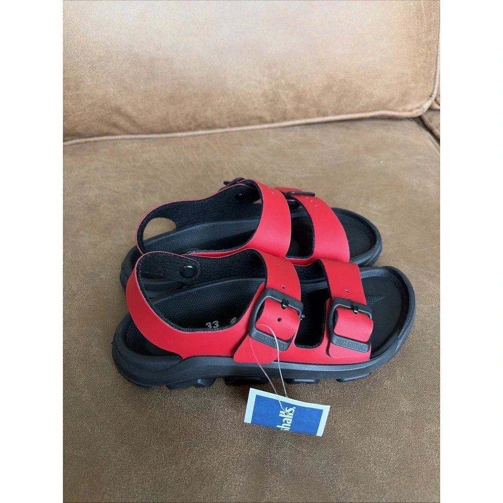 Birkenstock Kids Mogami model in red Size 33 US Size 2-2.5